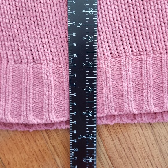 Aerie salmon knit sweater XL - Picture 6 of 6